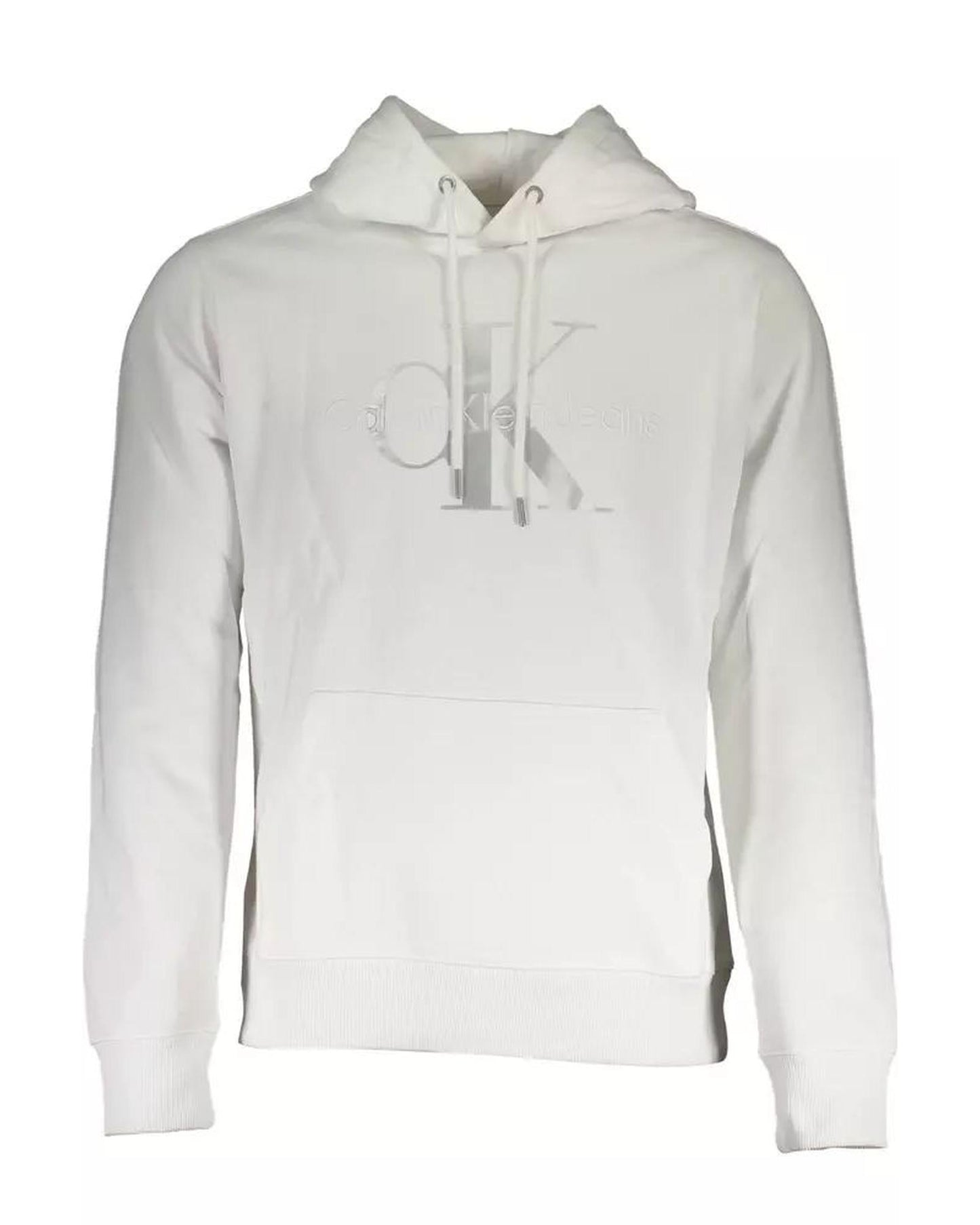 Calvin Klein Men's White Cotton Sweater - M