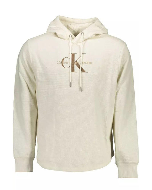 Calvin Klein Men's White Cotton Sweater - S