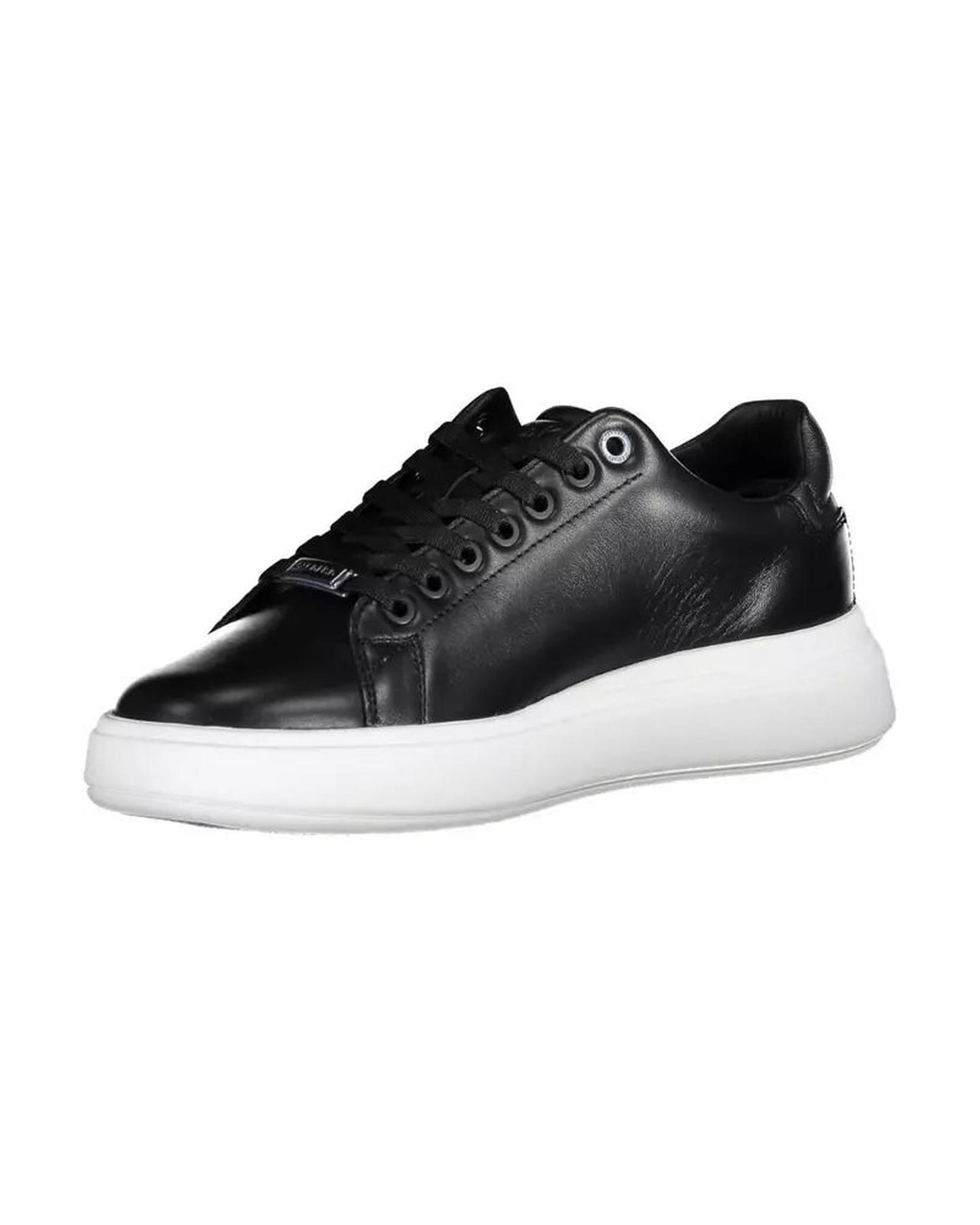 Calvin Klein Women's Black Polyester Sneaker - 38 EU