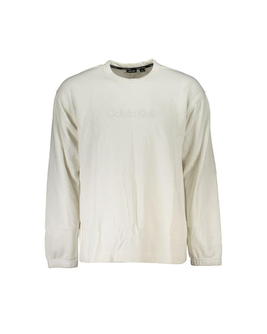 Calvin Klein Men's White Cotton Sweater - M