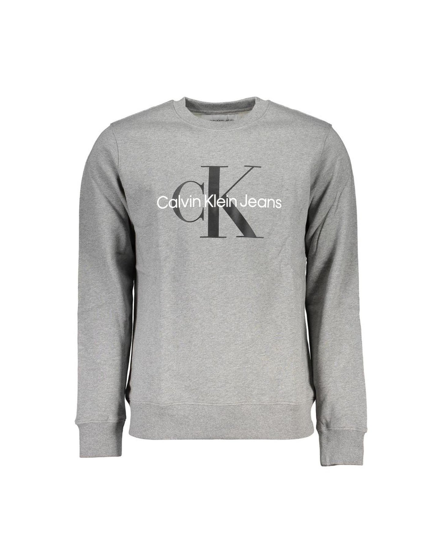 Calvin Klein Men's Gray Cotton Sweater - XL