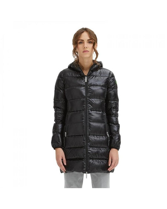 Centogrammi Down Jacket with Japanese Hood and Zip Closure L Women