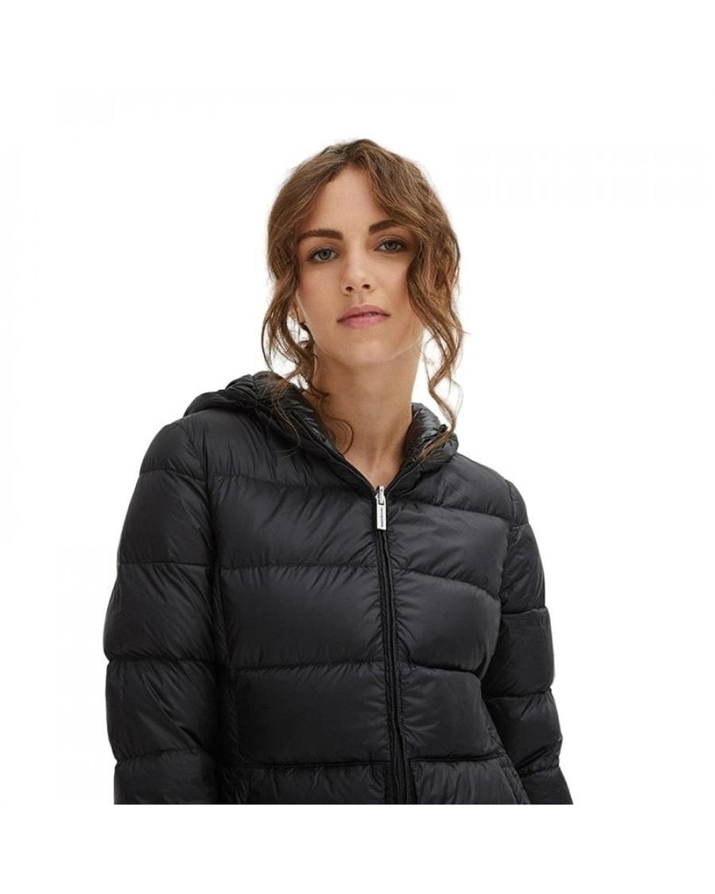 Centogrammi Down Jacket with Japanese Hood and Zip Closure L Women