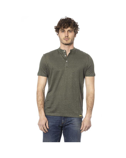 Distretto12 Men's Army Linen T-Shirt - XL