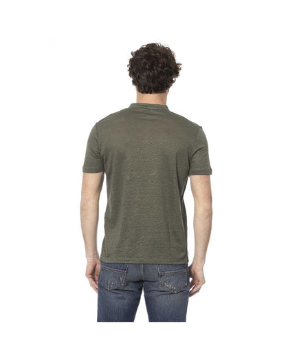 Distretto12 Men's Army Linen T-Shirt - XL