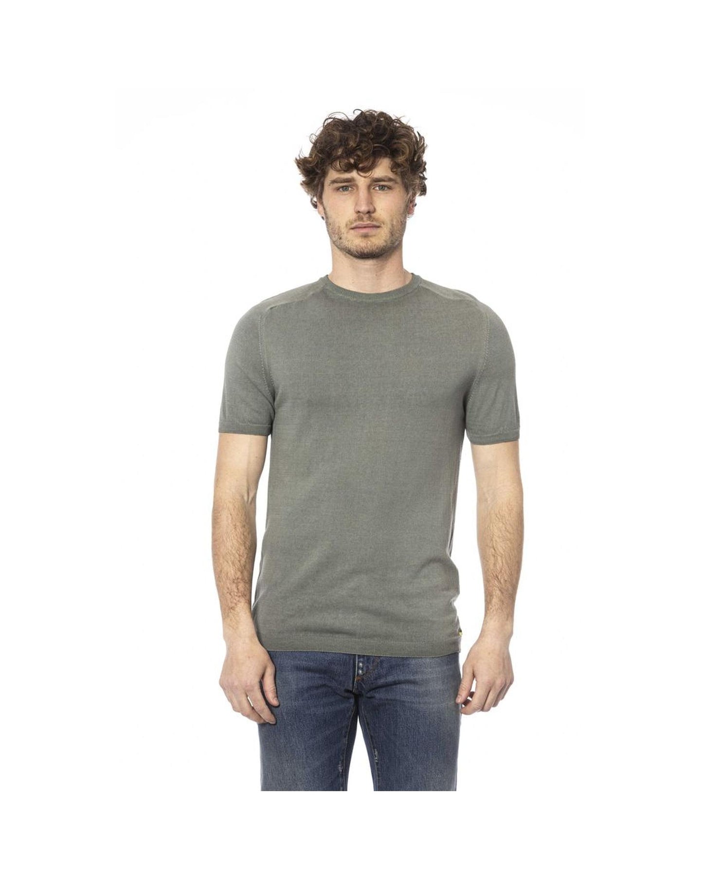 Distretto12 Men's Army Cotton T-Shirt - M