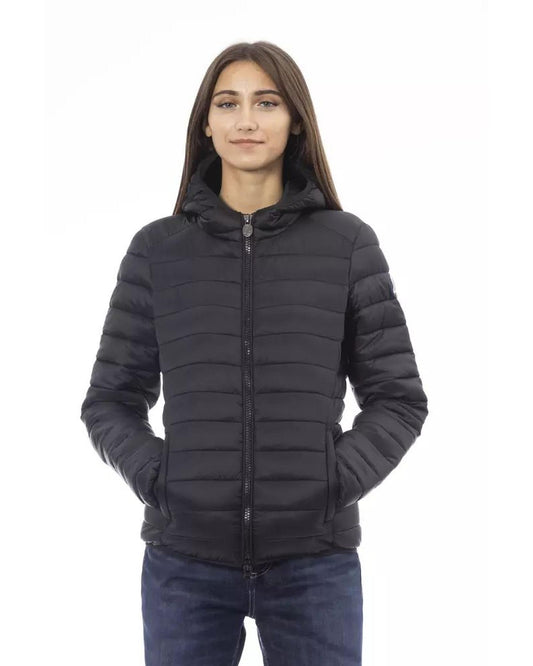 Invicta Women's Black Nylon Jackets & Coat - M