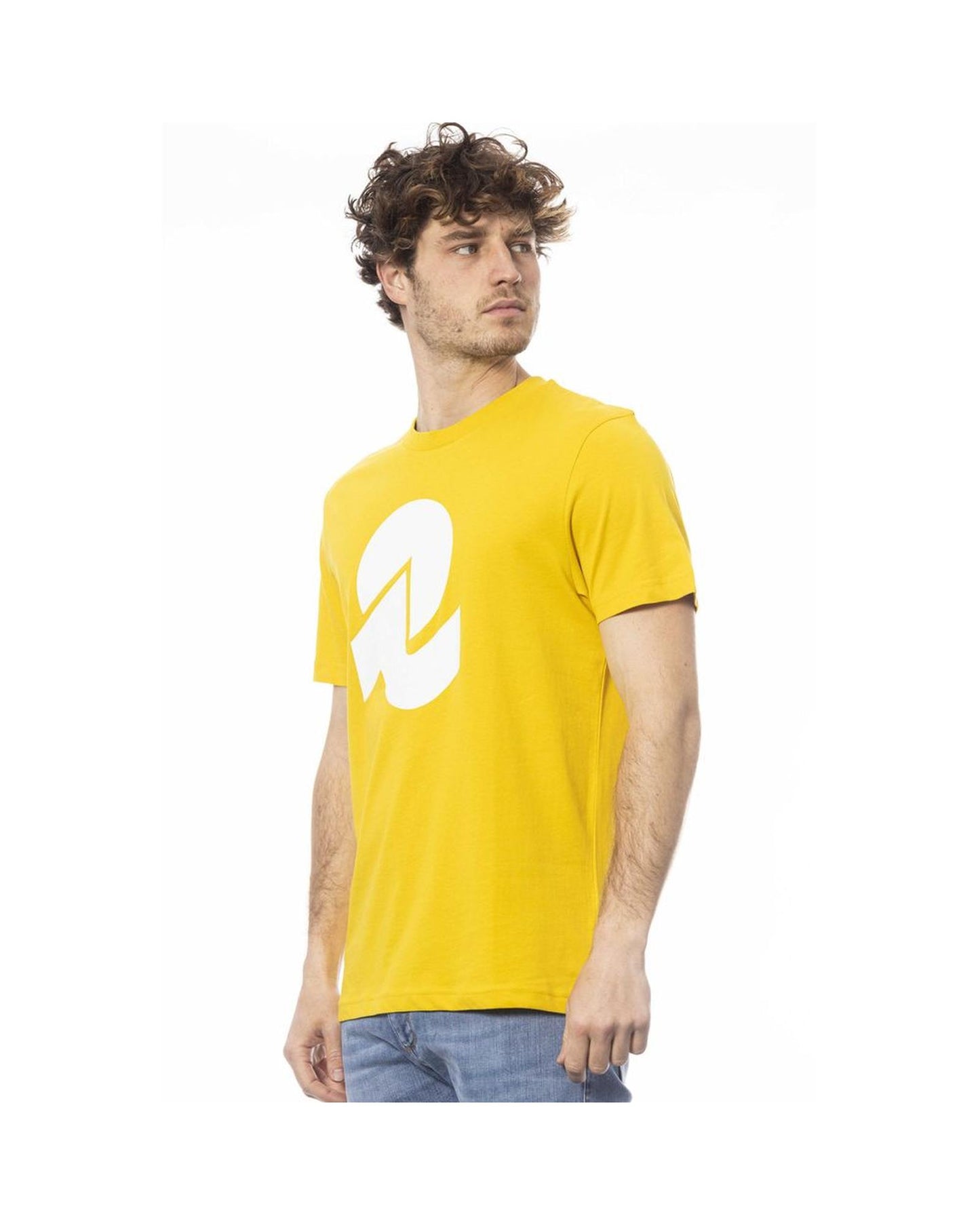 Invicta Men's Yellow Cotton T-Shirt - M