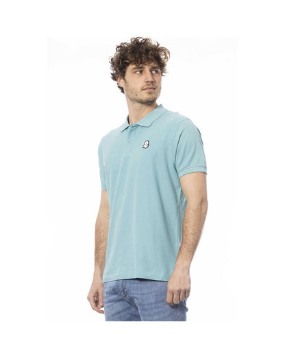 Invicta Men's Light Blue Cotton Polo Shirt - M