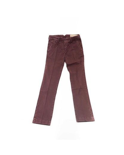 Jacob Cohen Men's Burgundy Cotton Jeans & Pant - W32 US