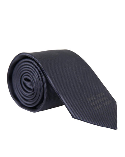 Dolce & Gabbana Men's Blue Solid Silk Adjustable Tie  - One Size