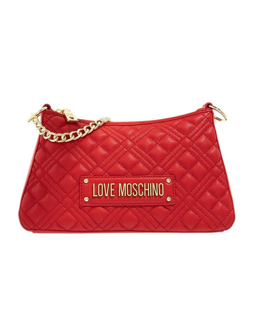 Love Moschino Women's Red Artificial Leather Crossbody Bag - One Size