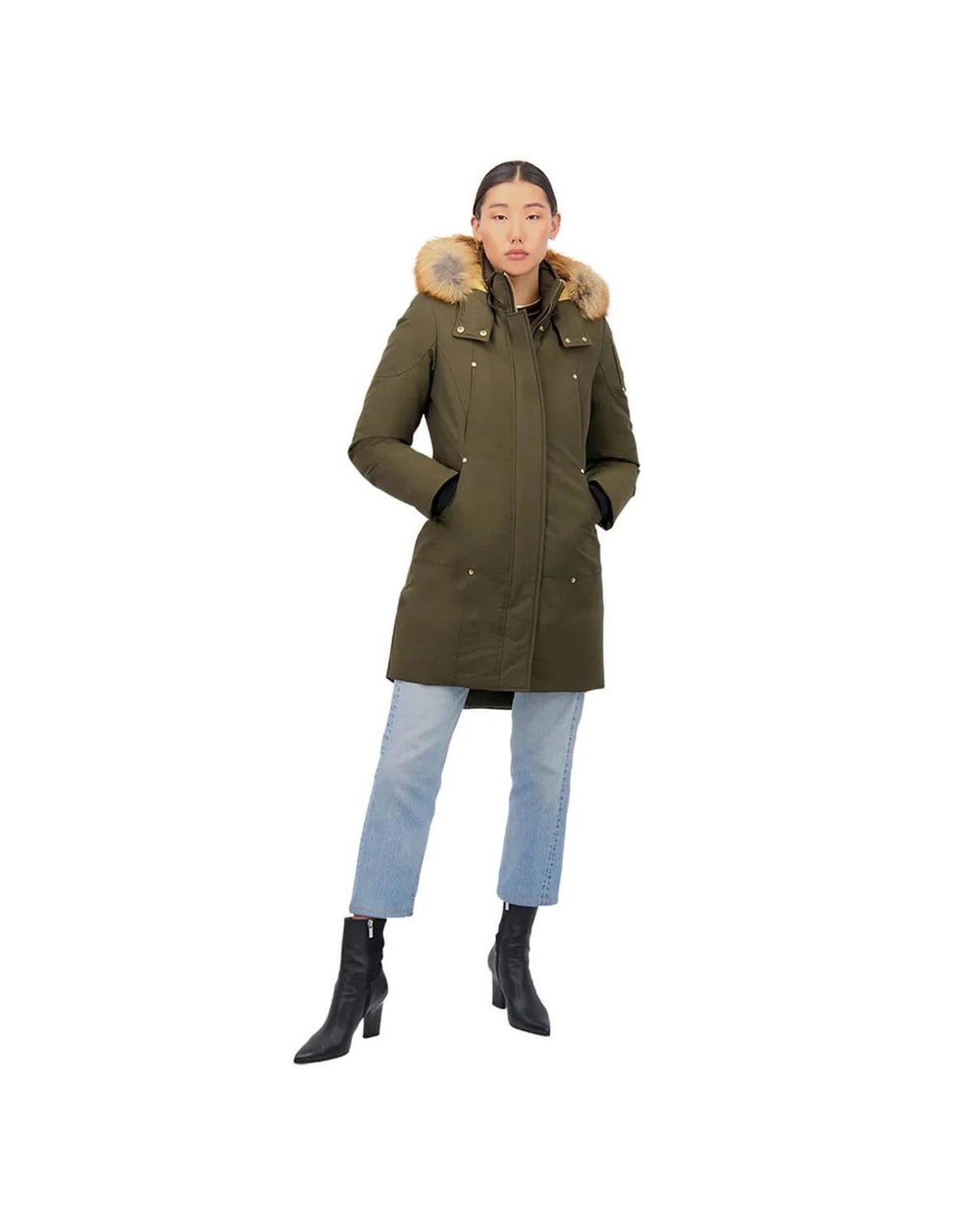 Moose Knuckles Women's Army Cotton Jackets & Coat - M