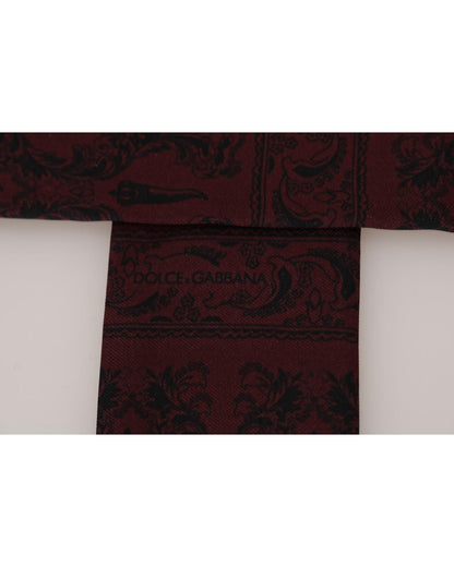 100% Silk Dolce & Gabbana Tie Scarf Wrap One Size Men