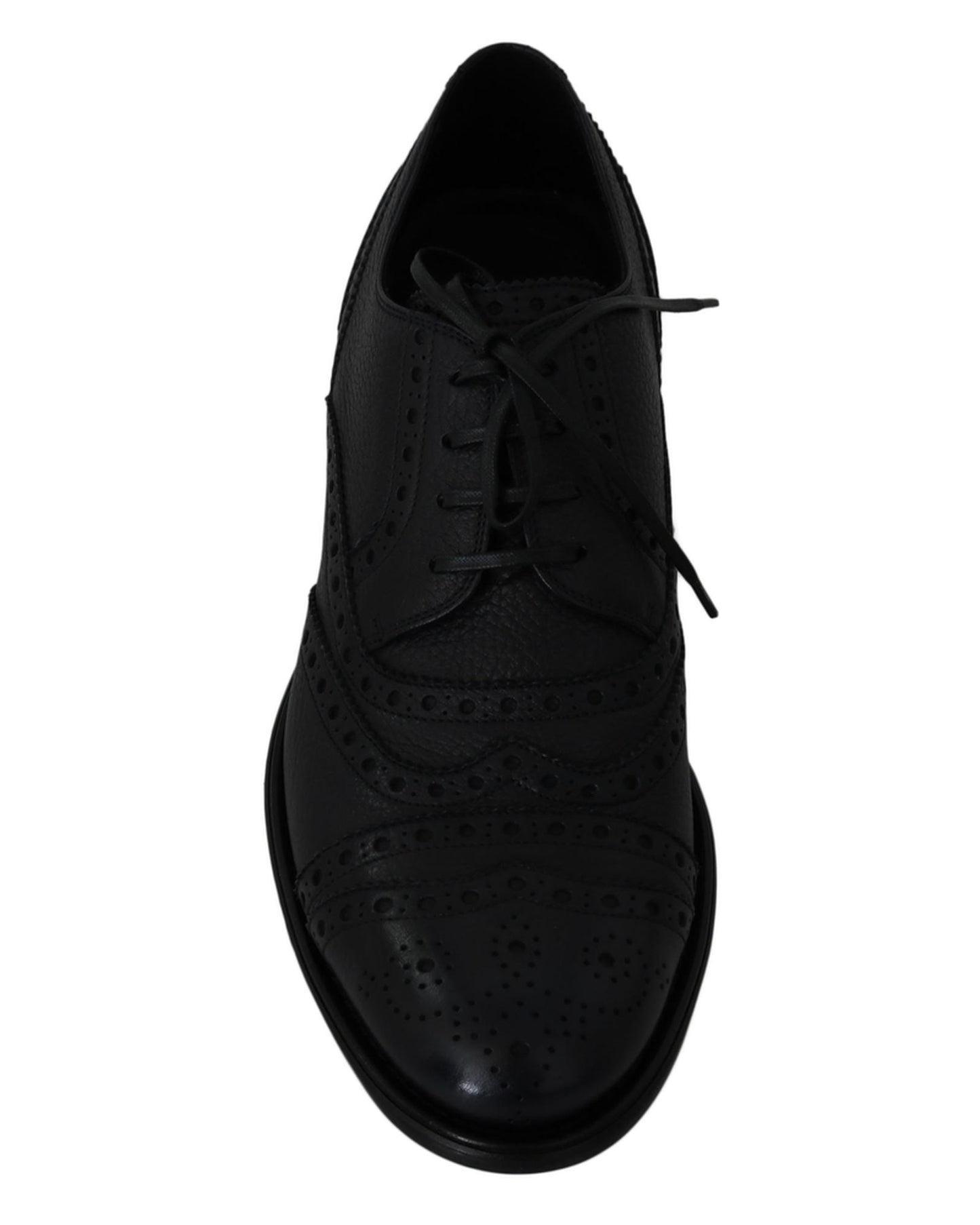 New Dolce & Gabbana Derby Taormina Wingtip Dress Shoes 40 EU Men