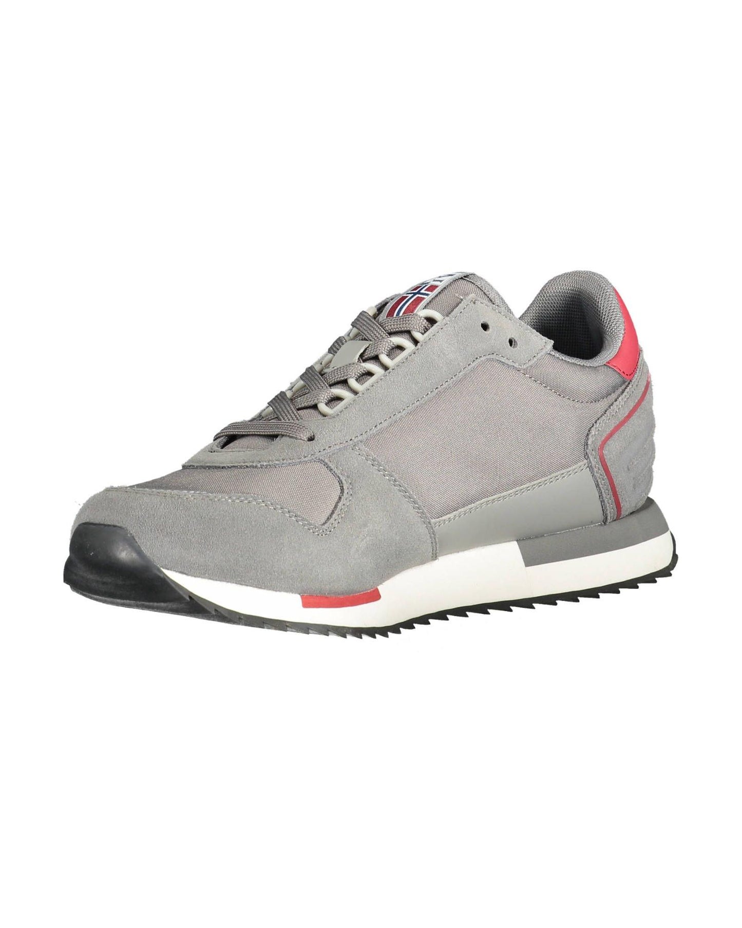 Napapijri Men's Gray Polyester Sneaker - 42 EU