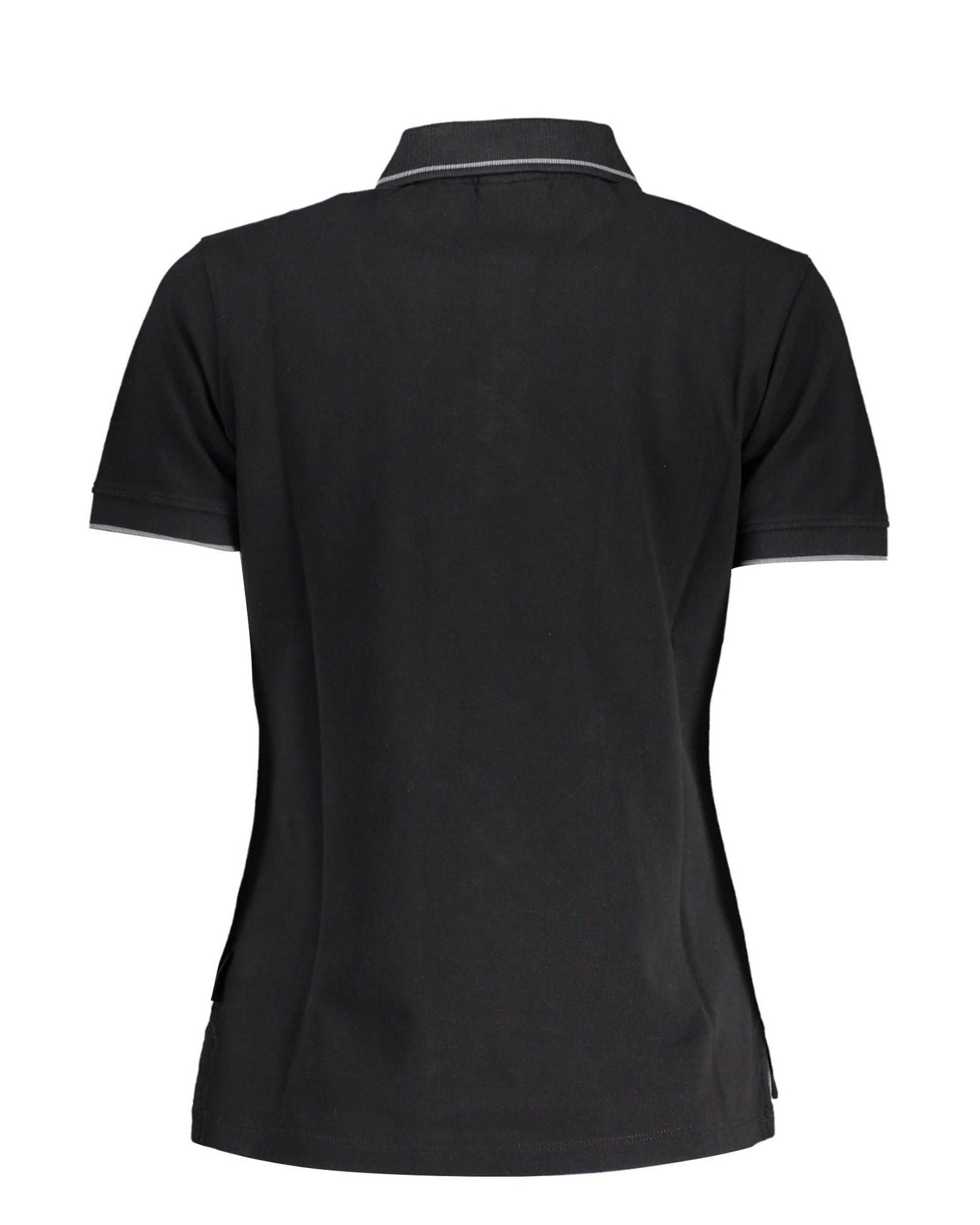 Napapijri Men's Black Cotton Polo Shirt - L