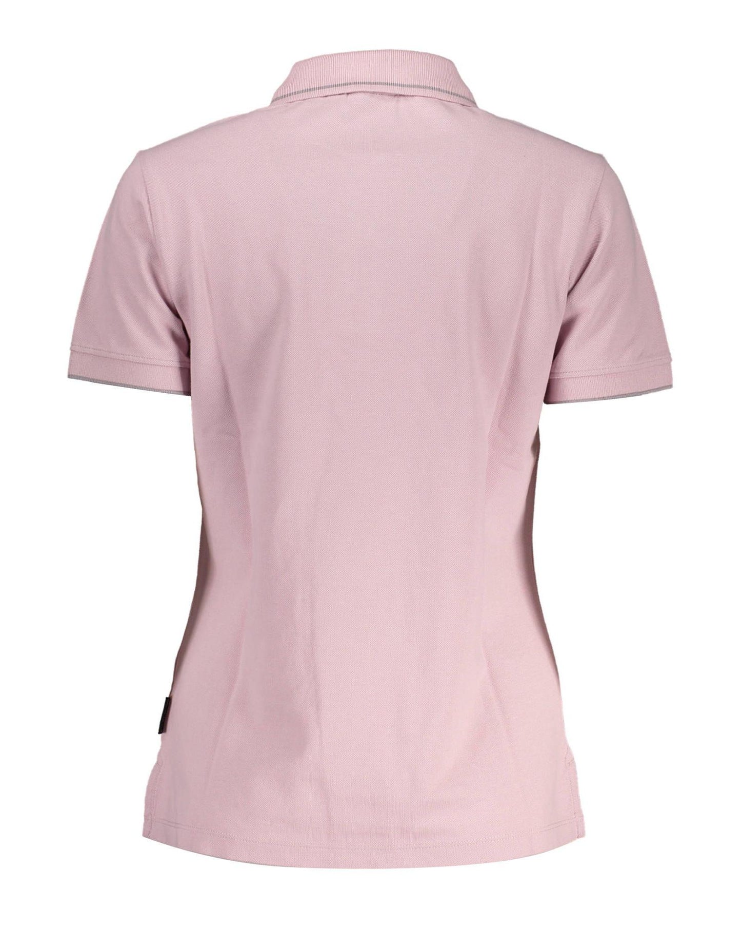 Napapijri Men's Pink Cotton Polo Shirt - S