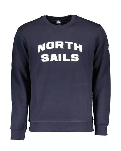 North Sails Men's Blue Cotton Sweater - L