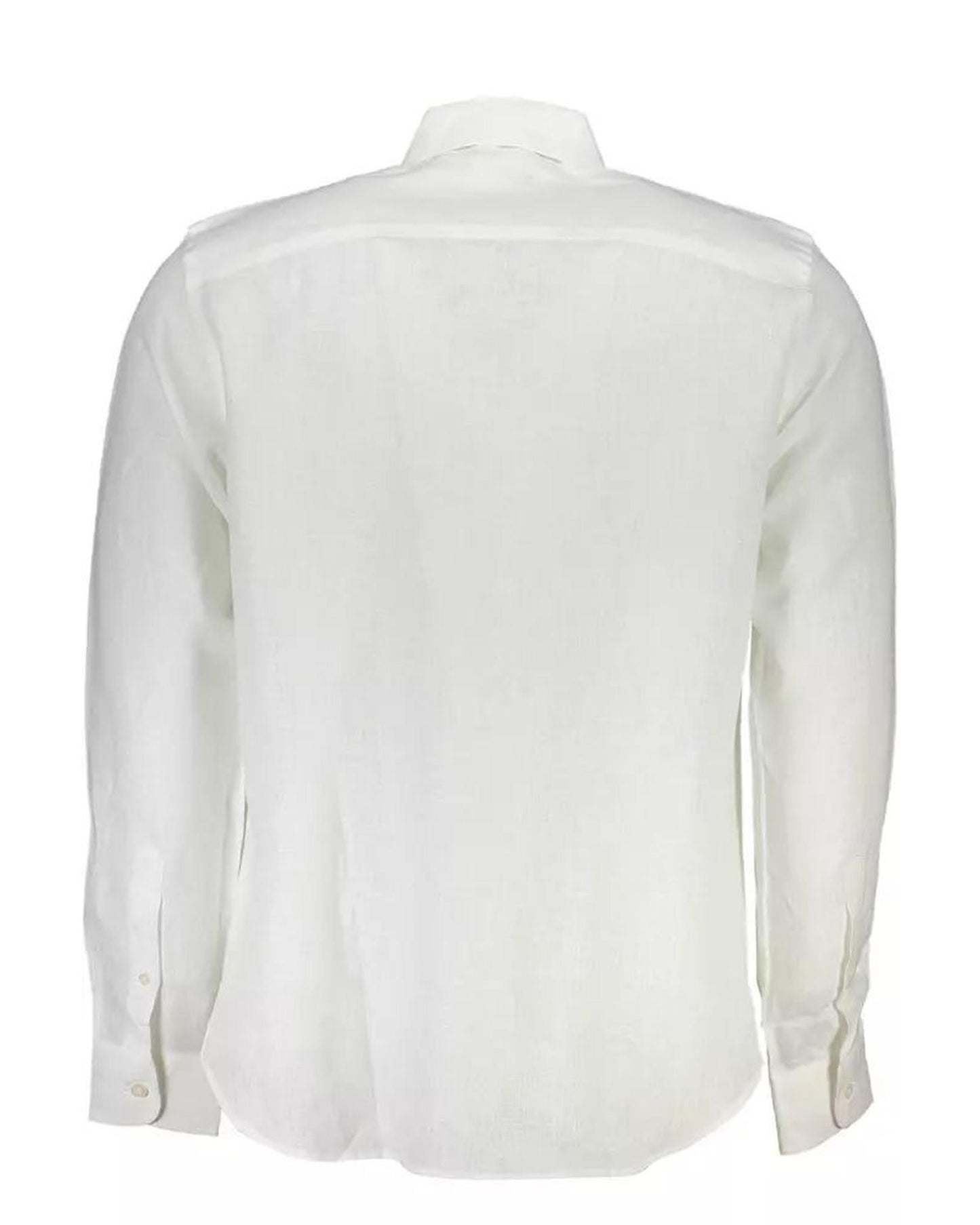 North Sails Men's White Linen Shirt - M