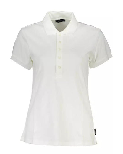 North Sails Men's White Cotton Polo Shirt - M