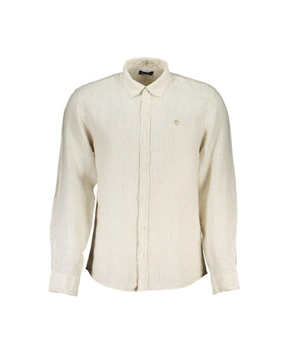 North Sails Men's Beige Linen Shirt - M