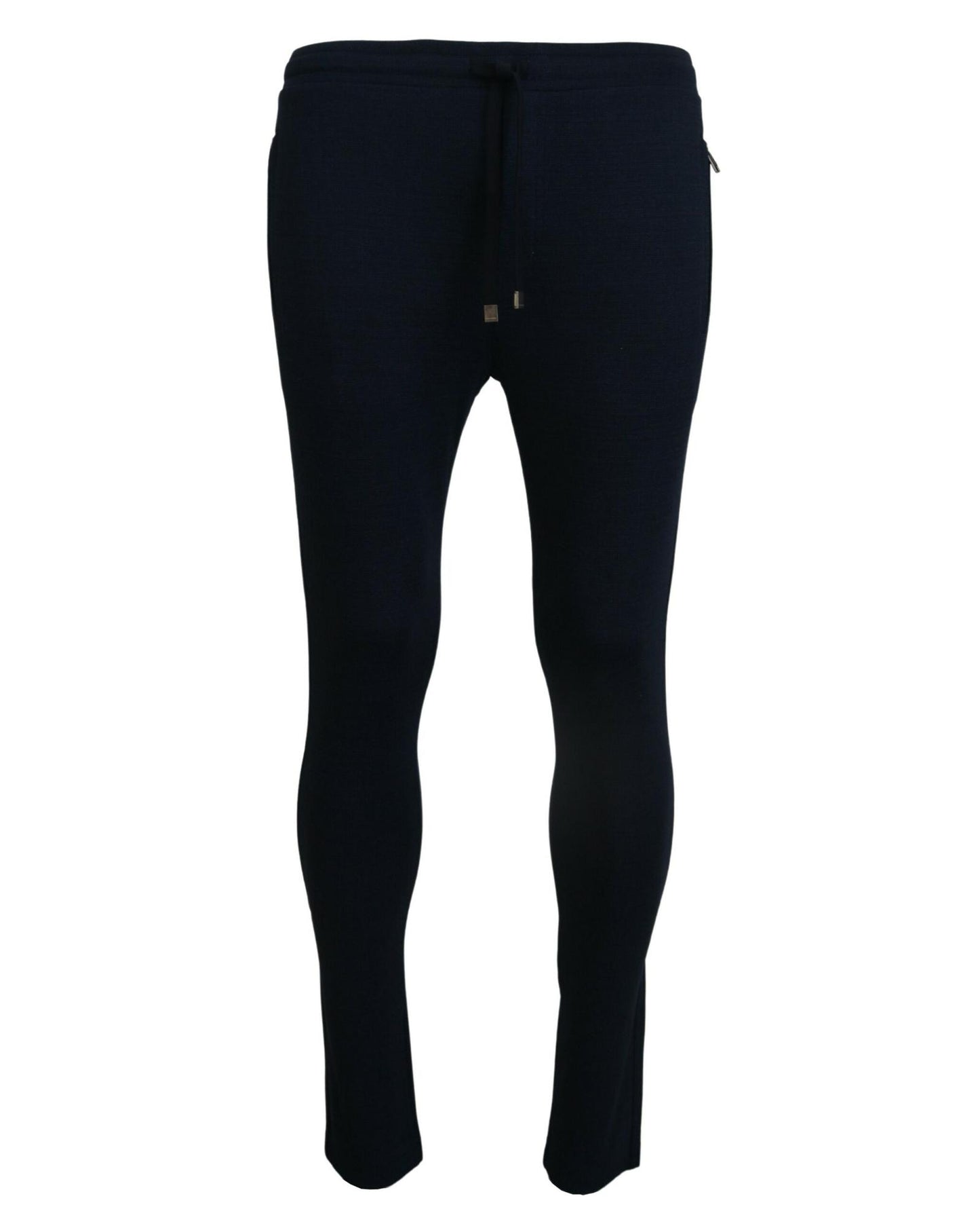 Blue Track Casual Sweatpants with Logo Details by Dolce & Gabbana 44 IT Men