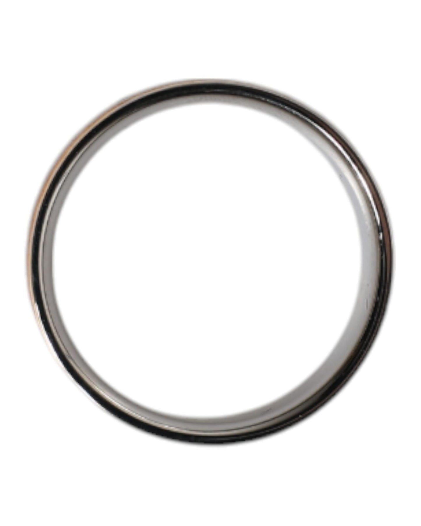 Dolce & Gabbana Men's Gold Silver Tone Real Brass DG Logo Ring - 58 EU