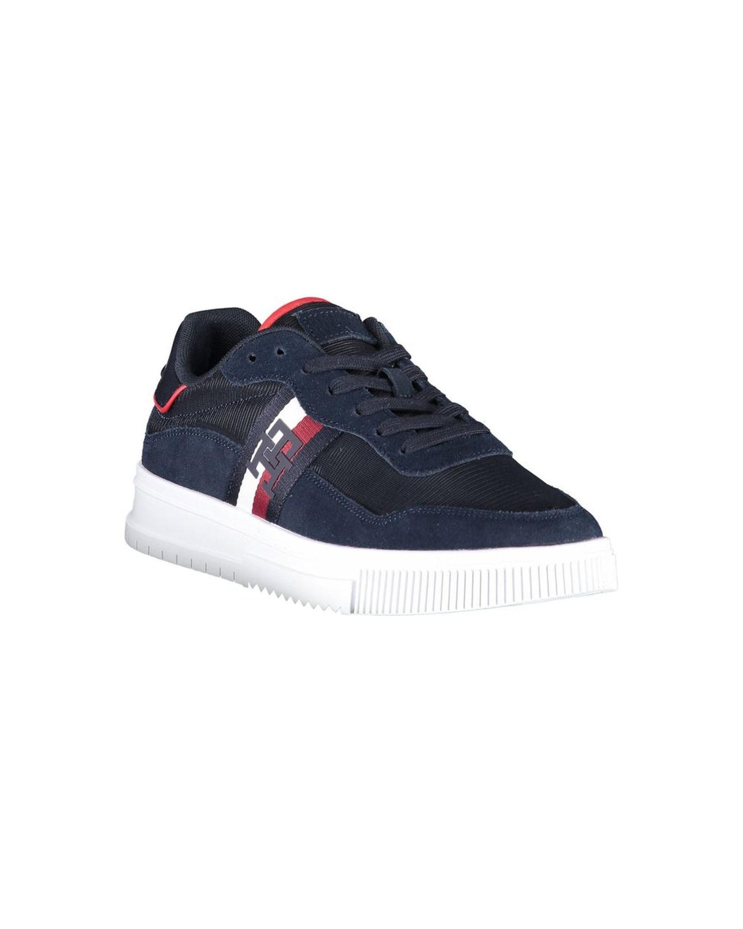 Tommy Hilfiger Men's Blue Polyester Sneaker - 41 EU