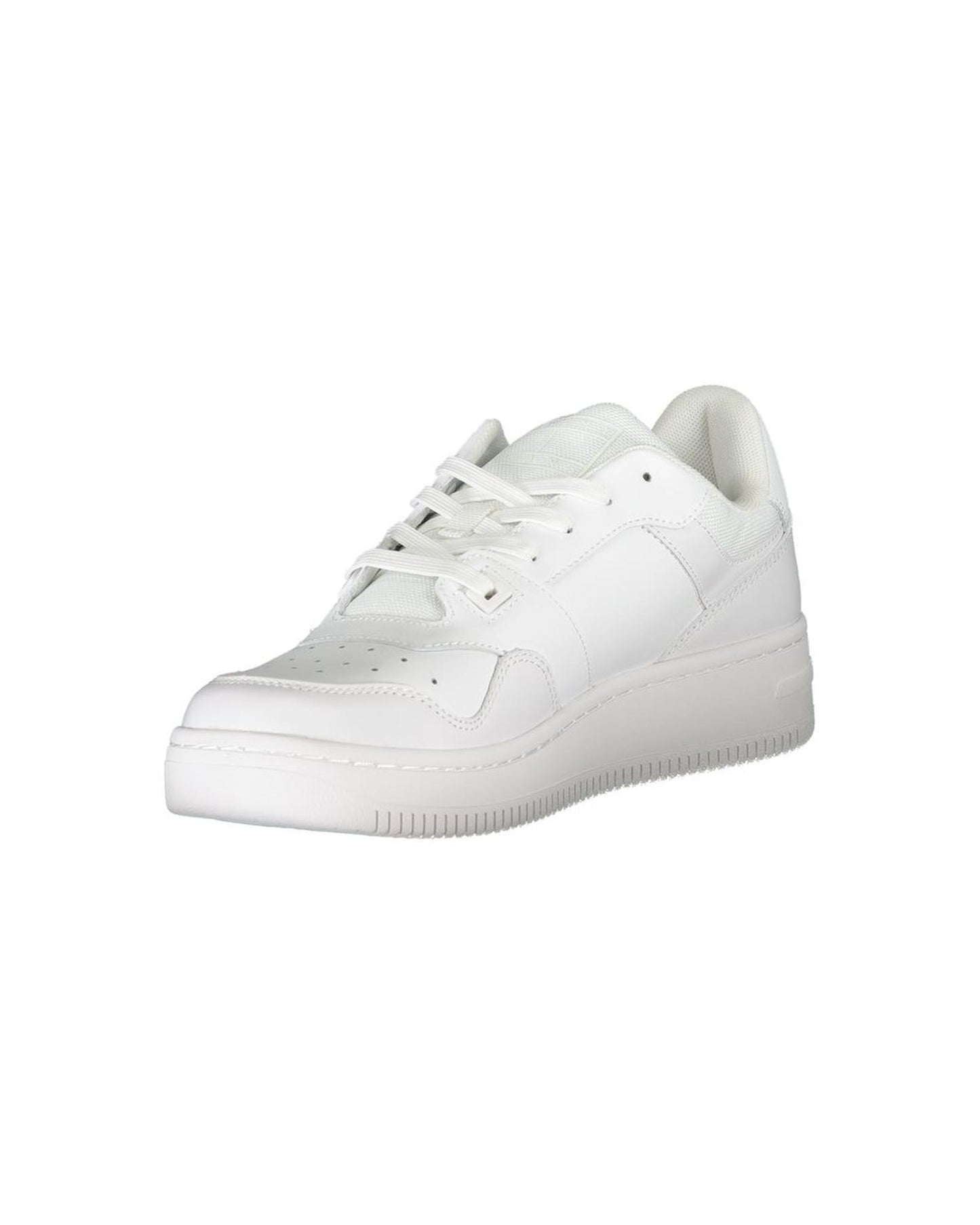 Tommy Hilfiger Men's White Polyester Sneaker - 46 EU