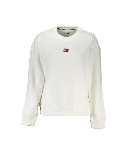 Tommy Hilfiger Women's White Cotton Sweater - S