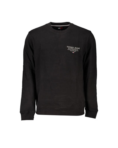 Tommy Hilfiger Men's Black Cotton Sweater - L