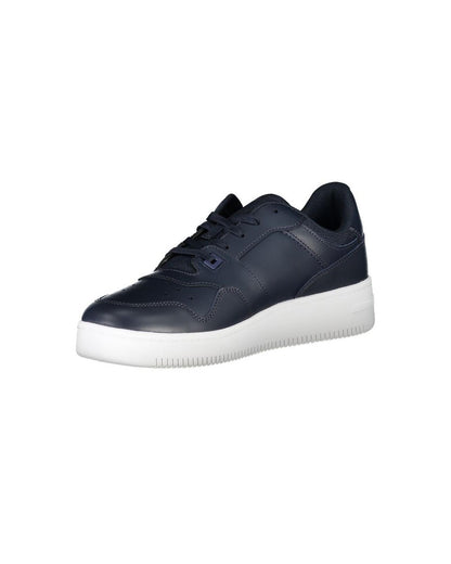 Tommy Hilfiger Men's Blue Polyester Sneaker - 42 EU