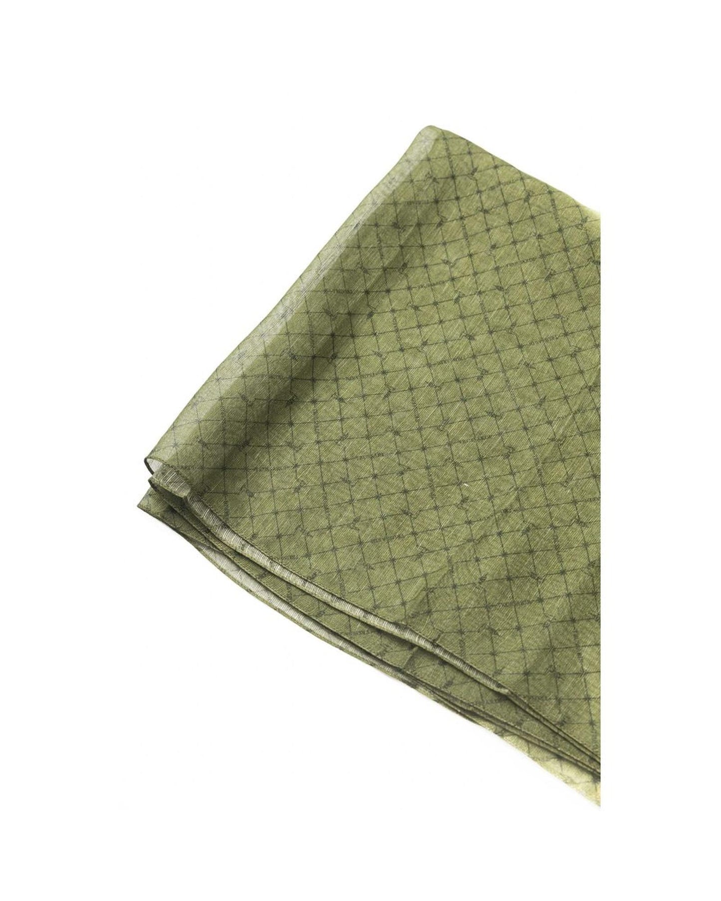 Trussardi Men's Green Modal Scarf - One Size