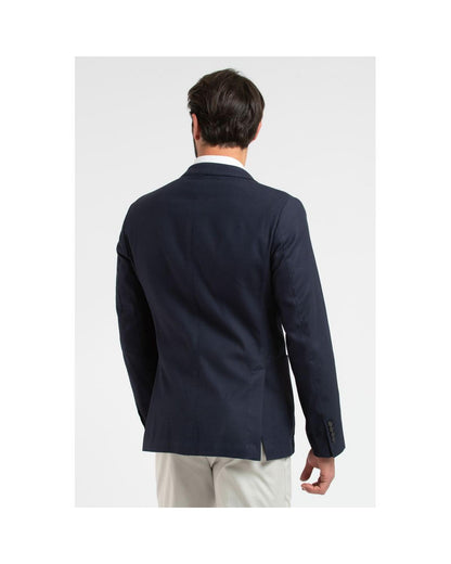 Trussardi Men's Blue Virgin Wool Blazer - 44 IT