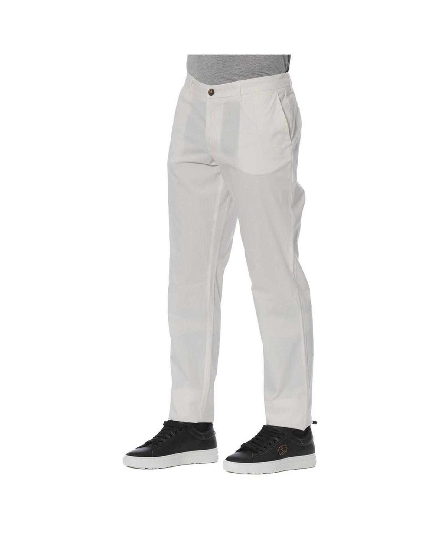 Trussardi Jeans Men's White Cotton Jeans & Pant - W50