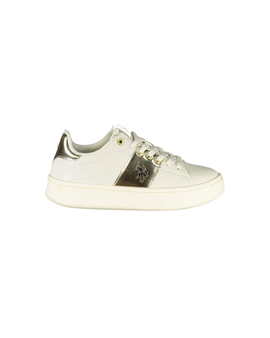 US POLO ASSN Women's Beige Polyester Sneaker - 37 EU