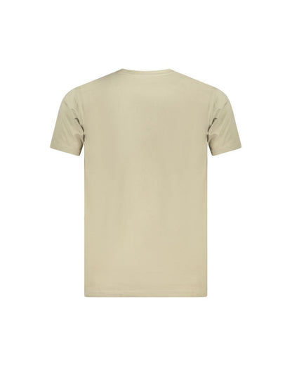 Vans Men's Beige Cotton  T-Shirt - S
