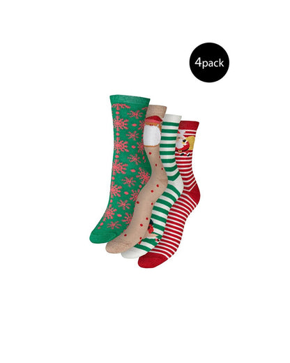 Vero Moda Men's Multicolor Cotton Sock - One Size