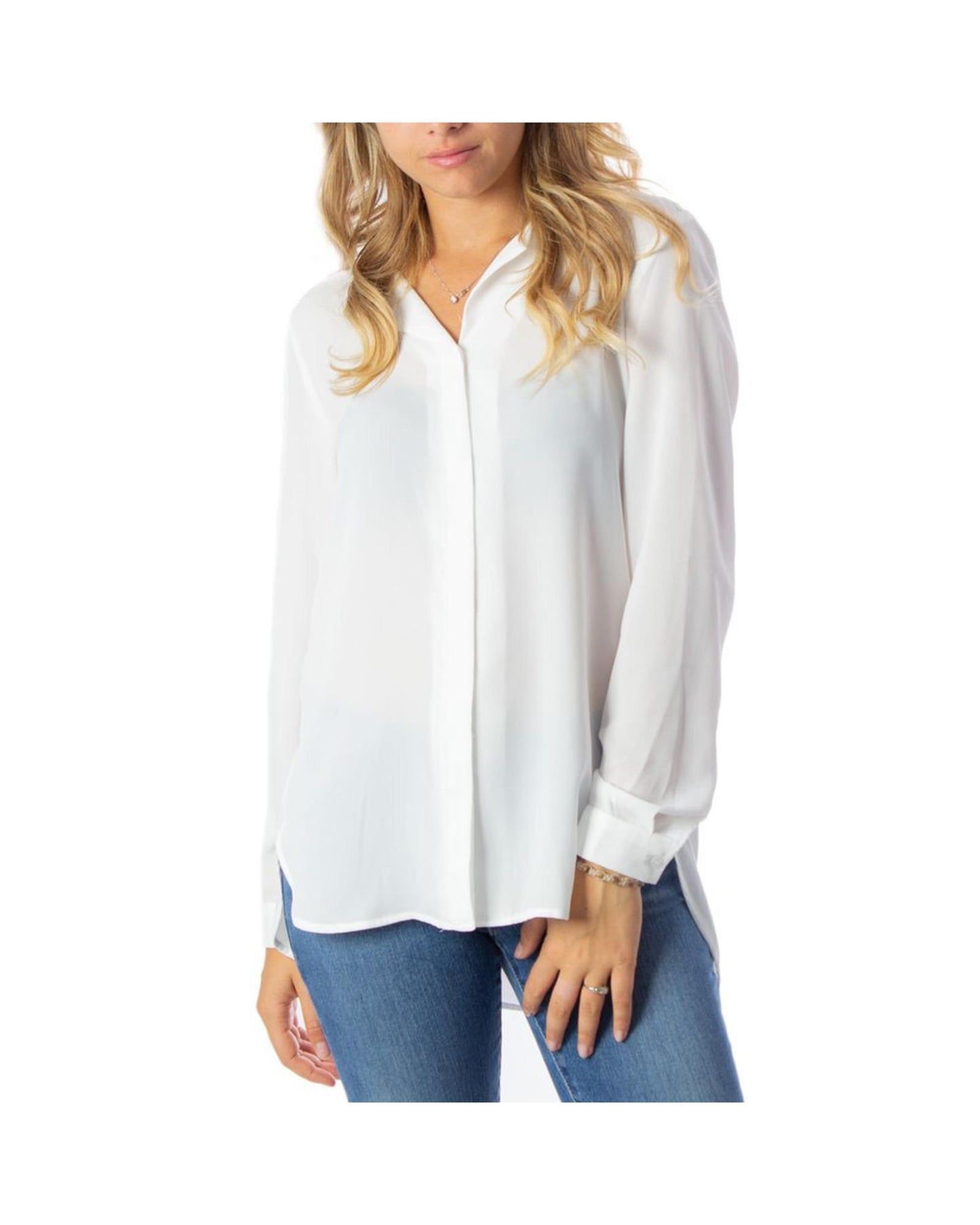 Vila Clothes Women's Cream Polyester Sweater - 44 IT