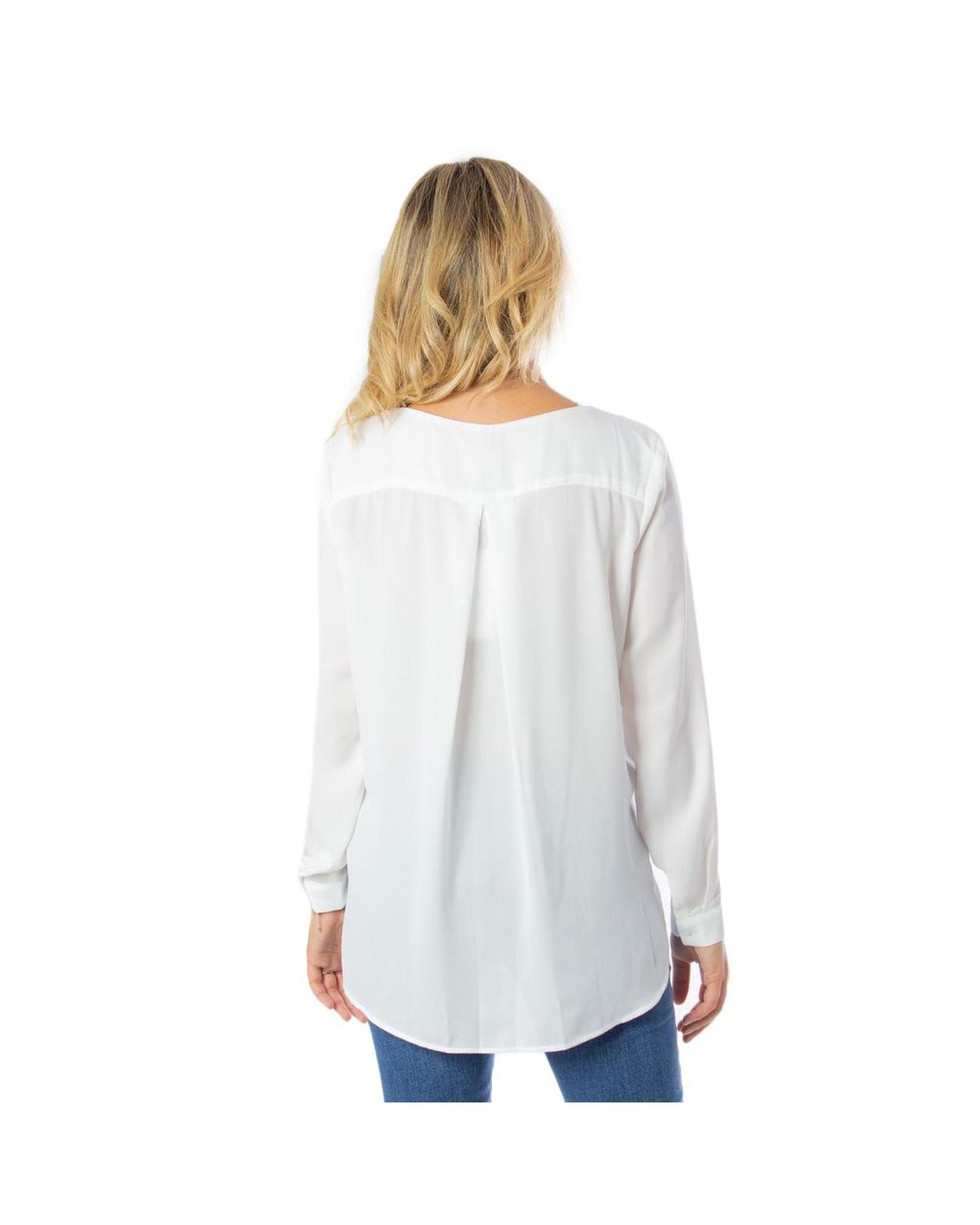 Vila Clothes Women's Cream Polyester Sweater - 44 IT