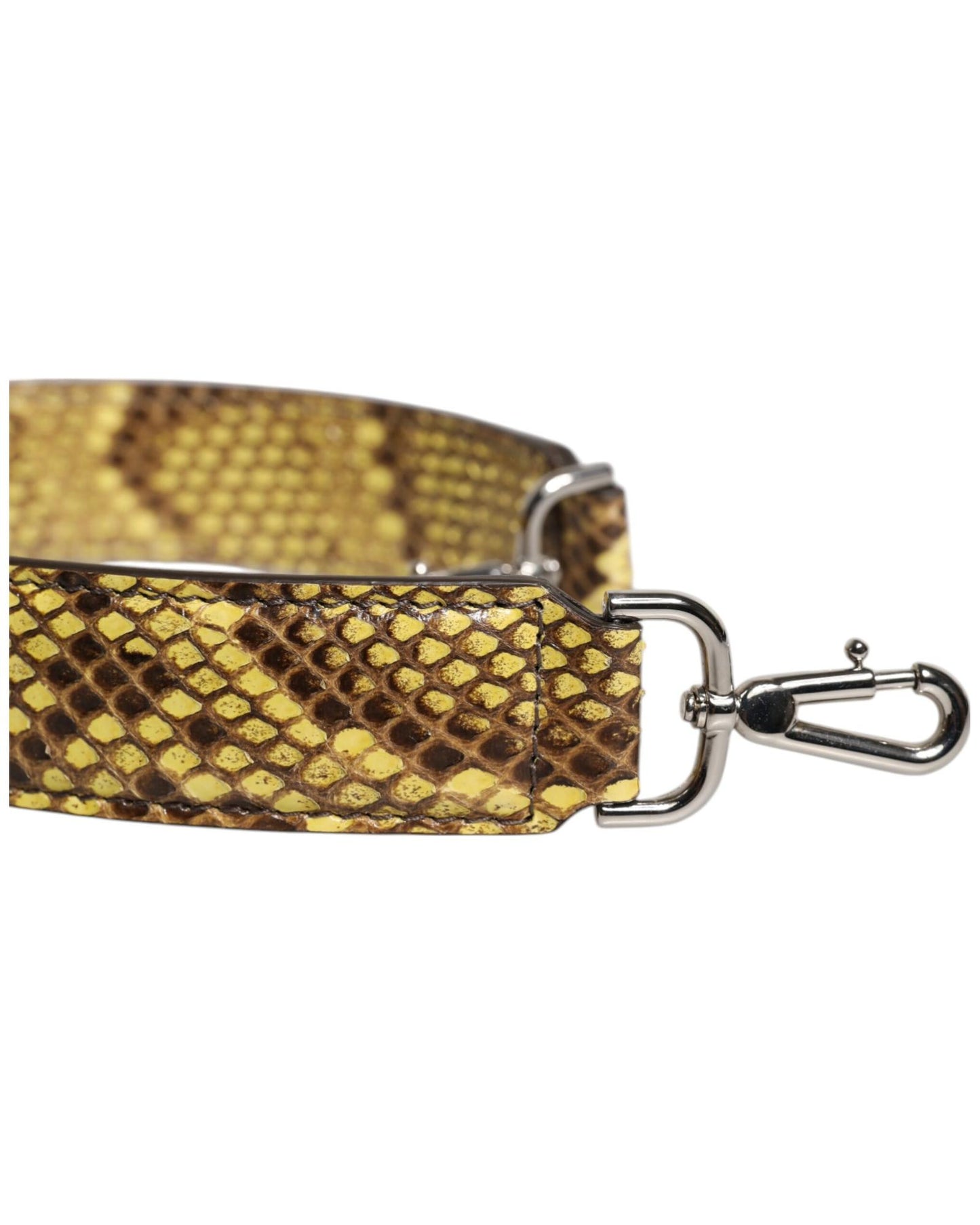 Dolce & Gabbana Women's Yellow Exotic Leather Bag Shoulder Strap - One Size