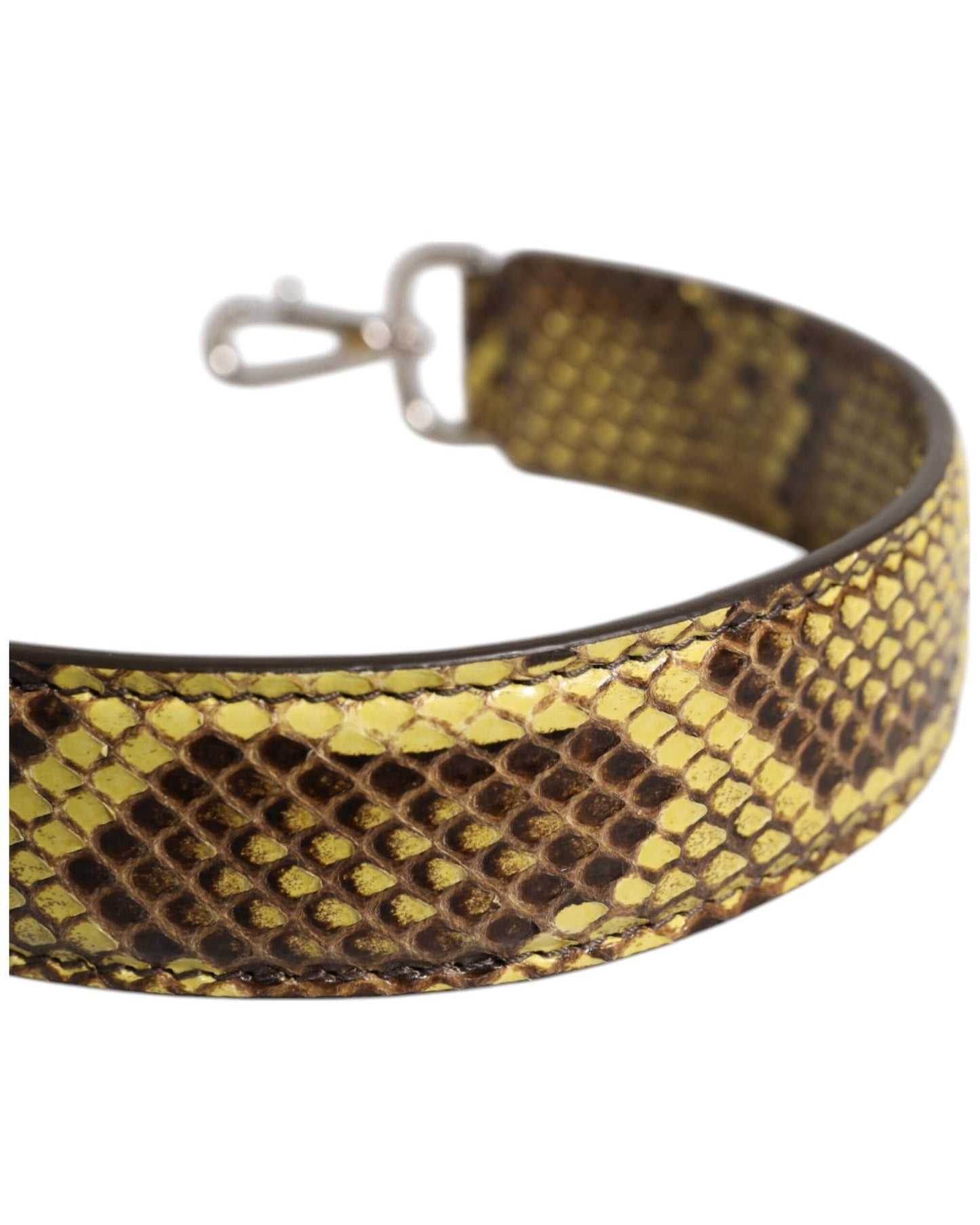 Dolce & Gabbana Women's Yellow Exotic Leather Bag Shoulder Strap - One Size