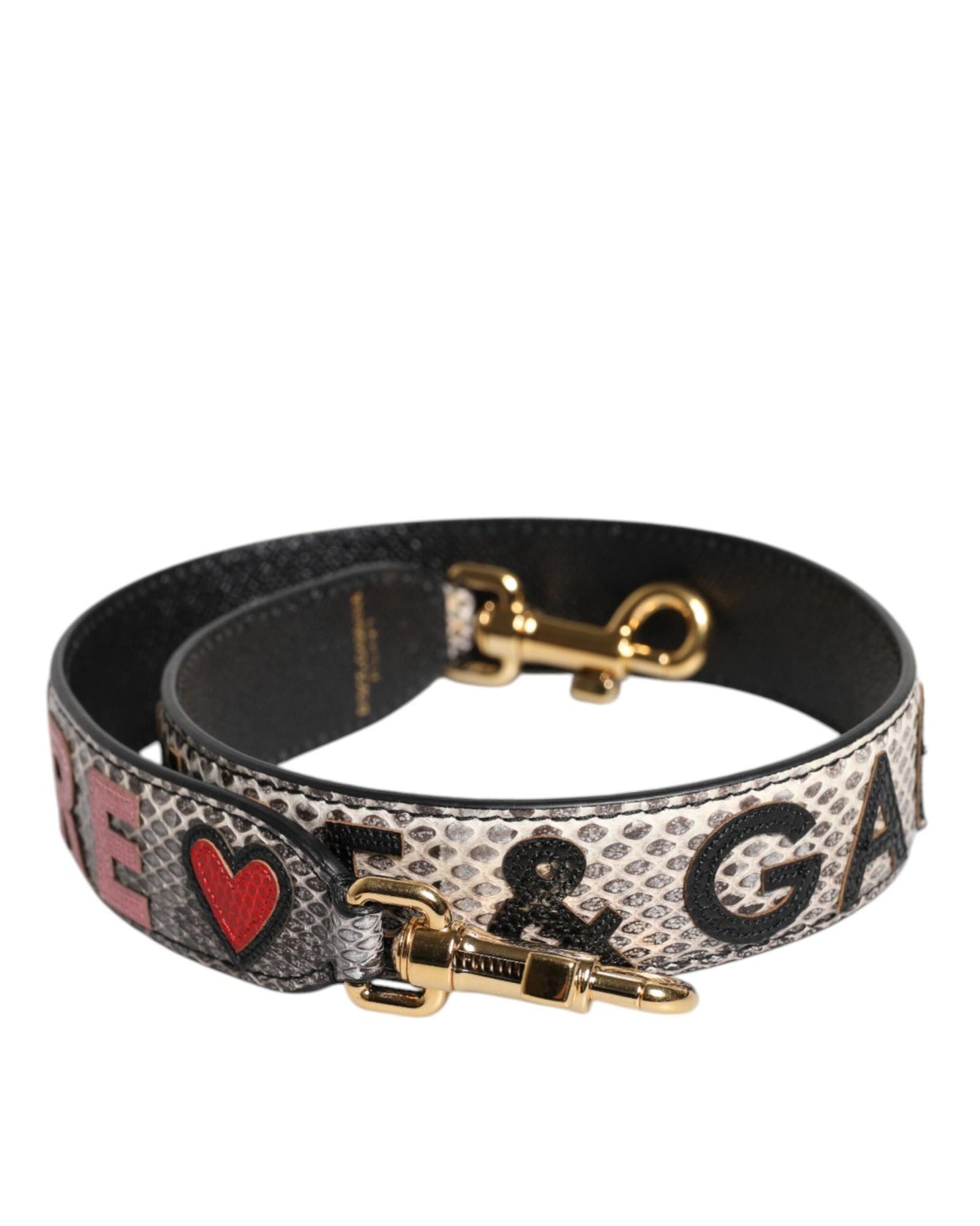 Dolce & Gabbana Women's Multicolor DG AMORE Patch Bag Shoulder Strap - One Size