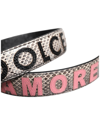 Dolce & Gabbana Women's Multicolor DG AMORE Patch Bag Shoulder Strap - One Size