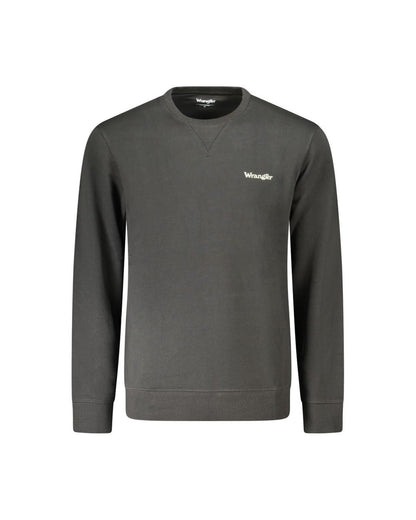 Wrangler Men's Black Cotton Sweater - S