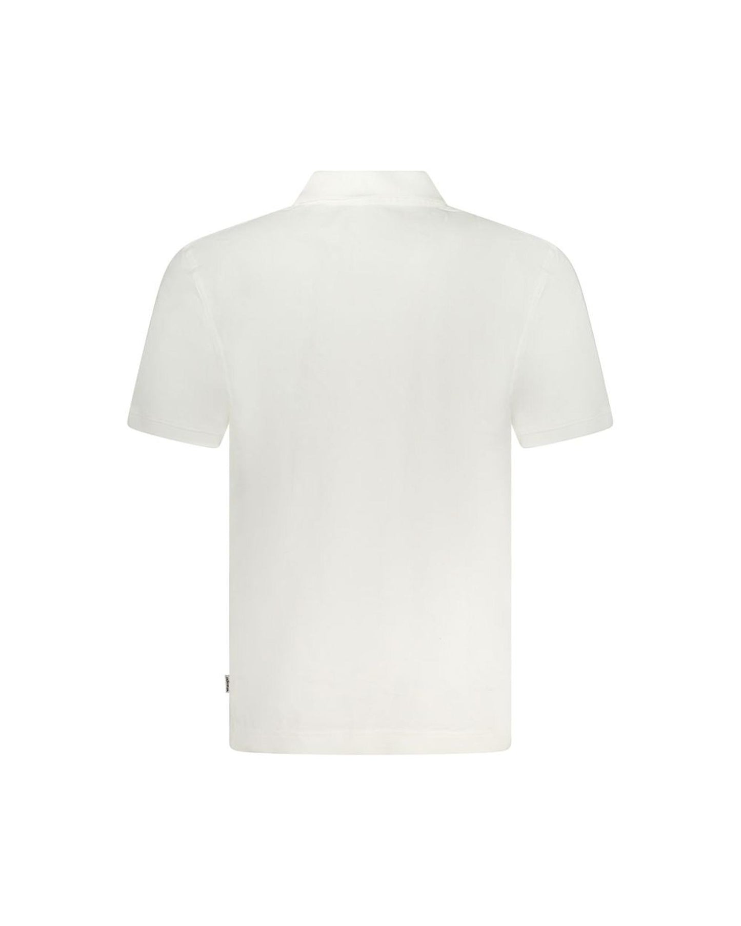 Wrangler Men's White Cotton Polo Shirt - L