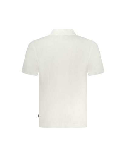 Wrangler Men's White Cotton Polo Shirt - L