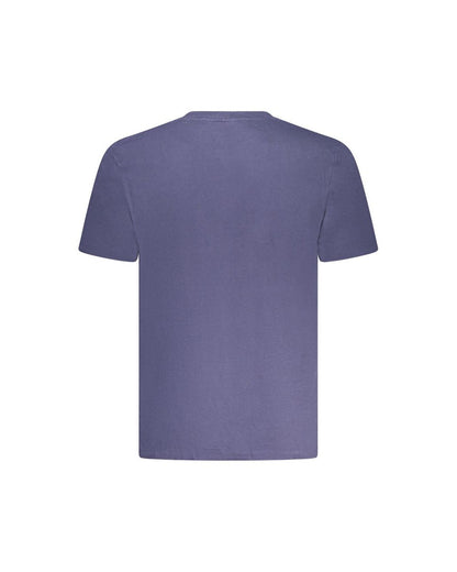 Wrangler Men's Blue Cotton T-Shirt - M