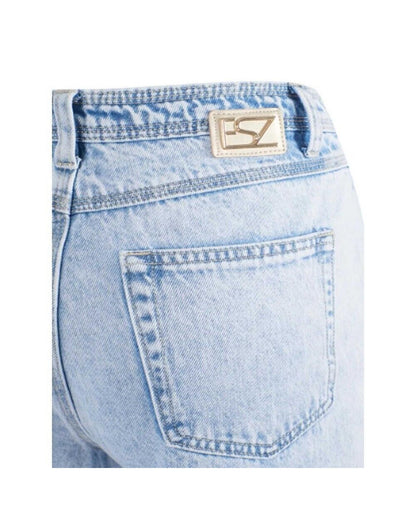 Yes Zee Women's Chic High-Waisted Light Wash Denim - W26 US